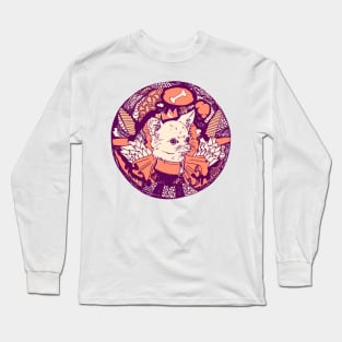 Peach Circle of the Chihuahua Long Sleeve T-Shirt